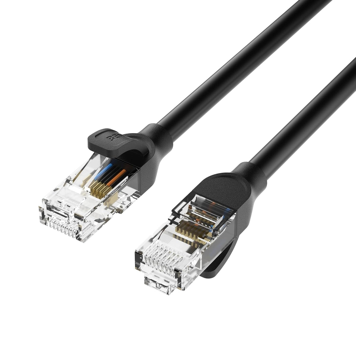 BENFEI 000701BK-0.5M RJ45 CAT6 Ethernet Network LAN Patch Cable 1000Mbps 0.5M V28-ELEBEN701BK0-5M