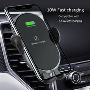 C366: Automatic Clamping Wireless Car Charger,with backlight V28-ELECARC366