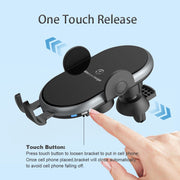 C366: Automatic Clamping Wireless Car Charger,with backlight V28-ELECARC366