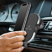 C366: Automatic Clamping Wireless Car Charger,with backlight V28-ELECARC366