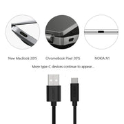CHOETECH AC0004 USB-A to USB-C Charge & Sync Cable 3M Black V28-ELECHOAC0004