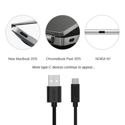CHOETECH AC0004 USB-A to USB-C Charge & Sync Cable 3M Black V28-ELECHOAC0004