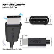 CHOETECH AC0004 USB-A to USB-C Charge & Sync Cable 3M Black V28-ELECHOAC0004