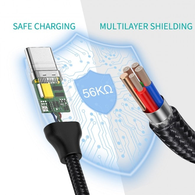 CHOETECH AC0007 USB 3.0 Type-A to Type-C Cable 1M V28-ELECHOAC0007