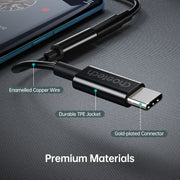 CHOETECH AUX003 USB-C To 3.5mm Headphone Adapter V28-ELECHOAUX003