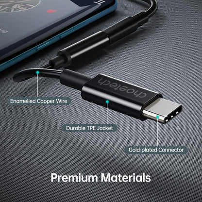 CHOETECH AUX003 USB-C To 3.5mm Headphone Adapter V28-ELECHOAUX003