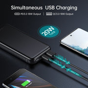 CHOETECH B627 10000mAh PD18W Power Bank V28-ELECHOB627