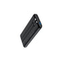 CHOETECH B654 10000mAh Pwer Bank 22.5W USB-A / USB-C / micro USB with built-in USB-C / Lightning cable - black V28-ELECHOB654