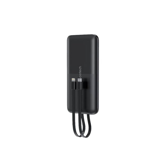 CHOETECH B654 10000mAh Pwer Bank 22.5W USB-A / USB-C / micro USB with built-in USB-C / Lightning cable - black V28-ELECHOB654