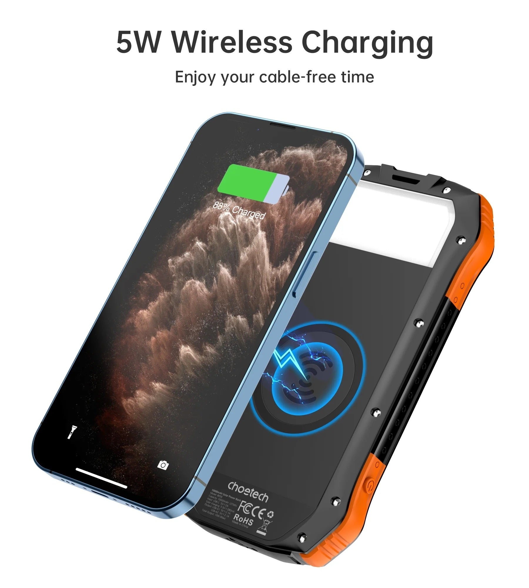 CHOETECH B657 20000mAh Solar Power Bank V28-ELECHOB657
