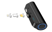 CHOETECH B660-BK 3000mAh Mini Power Bank with 3 Magnetic Connectors (Black) V28-ELECHOB660BK
