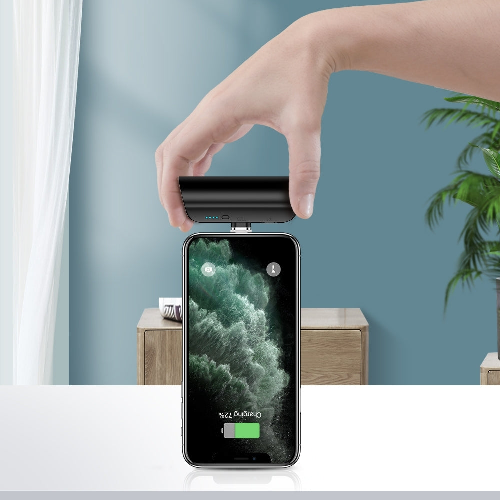 CHOETECH B660-BK 3000mAh Mini Power Bank with 3 Magnetic Connectors (Black) V28-ELECHOB660BK