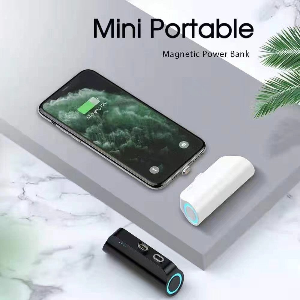 CHOETECH B660-WH 3000mAh Mini Power Bank with 3 Magnetic Connectors (White) V28-ELECHOB660WH