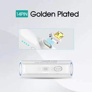 CHOETECH B660-WH 3000mAh Mini Power Bank with 3 Magnetic Connectors (White) V28-ELECHOB660WH