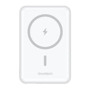 CHOETECH B662-WH USB-A + USB-C + Wireless Magnetic Power bank 5000mAh (White) V28-ELECHOB662WH