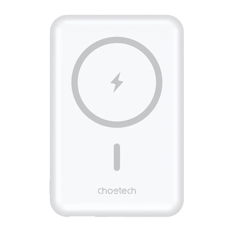 CHOETECH B662-WH USB-A + USB-C + Wireless Magnetic Power bank 5000mAh (White) V28-ELECHOB662WH