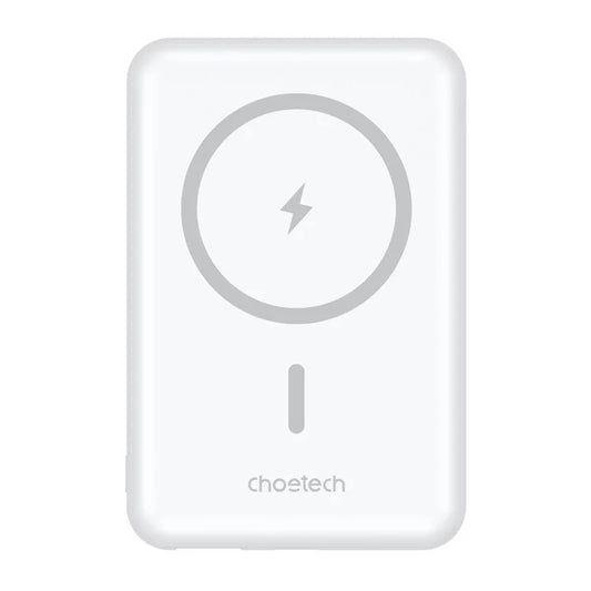 CHOETECH B662-WH USB-A + USB-C + Wireless Magnetic Power bank 5000mAh (White) V28-ELECHOB662WH