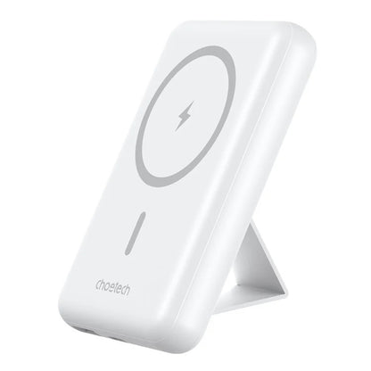 CHOETECH B662-WH USB-A + USB-C + Wireless Magnetic Power bank 5000mAh (White) V28-ELECHOB662WH