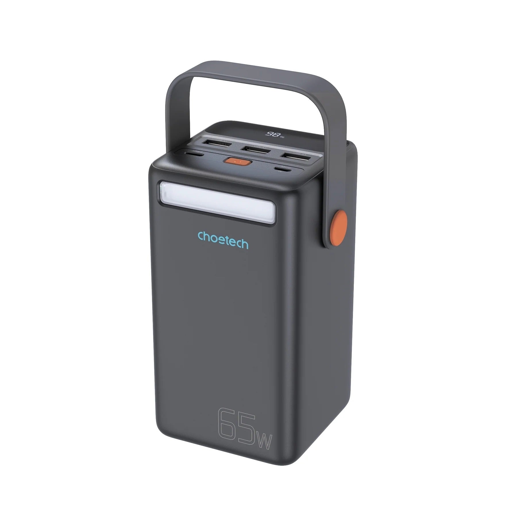 CHOETECH B664 50000mAh PD65W Power Bank with LED Flashlight LCD Display V28-ELECHOB664