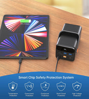 CHOETECH B664 50000mAh PD65W Power Bank with LED Flashlight LCD Display V28-ELECHOB664