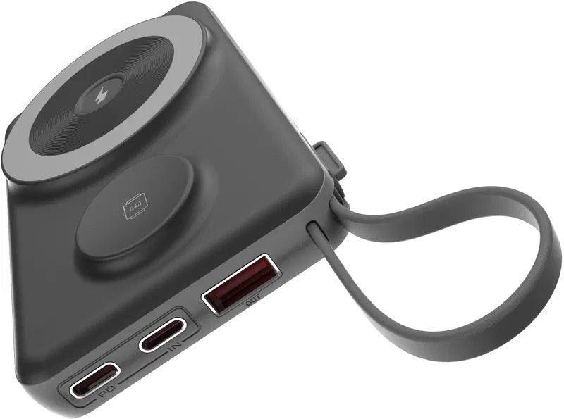 CHOETECH B695-BK 10000mAh 22.5W USB-A + USB-C x 2 + MagLeap Wireless Charge Power Bank Black V28-ELECHOB695BK
