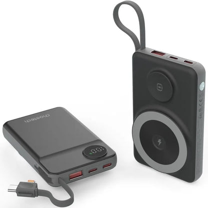 CHOETECH B695-BK 10000mAh 22.5W USB-A + USB-C x 2 + MagLeap Wireless Charge Power Bank Black V28-ELECHOB695BK