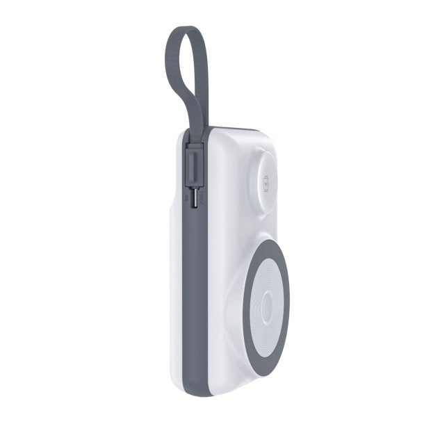 CHOETECH B696-WH 20000mAh 22.5W USB-A + USB-C x 2 + MagLeap Wireless Charge Power Bank White V28-ELECHOB696WH