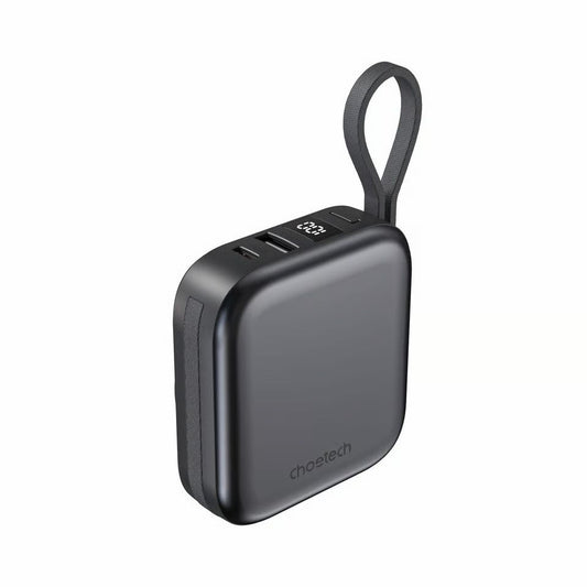 CHOETECH B697-BK 10000mAh CCC Certified LED display 22.5W power bank for Mobile/Apple watch/Airpods V28-ELECHOB697BK