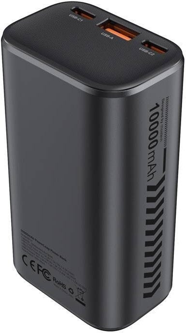 CHOETECH B701-GY 10000mAh PD30W USB-A + USB-C x 2, 3-Port & TFT Display Power Bank V28-ELECHOB701GY