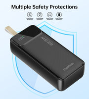 CHOETECH B731 40000mAh Power Bank PD22.5W with Digital Display V28-ELECHOB731