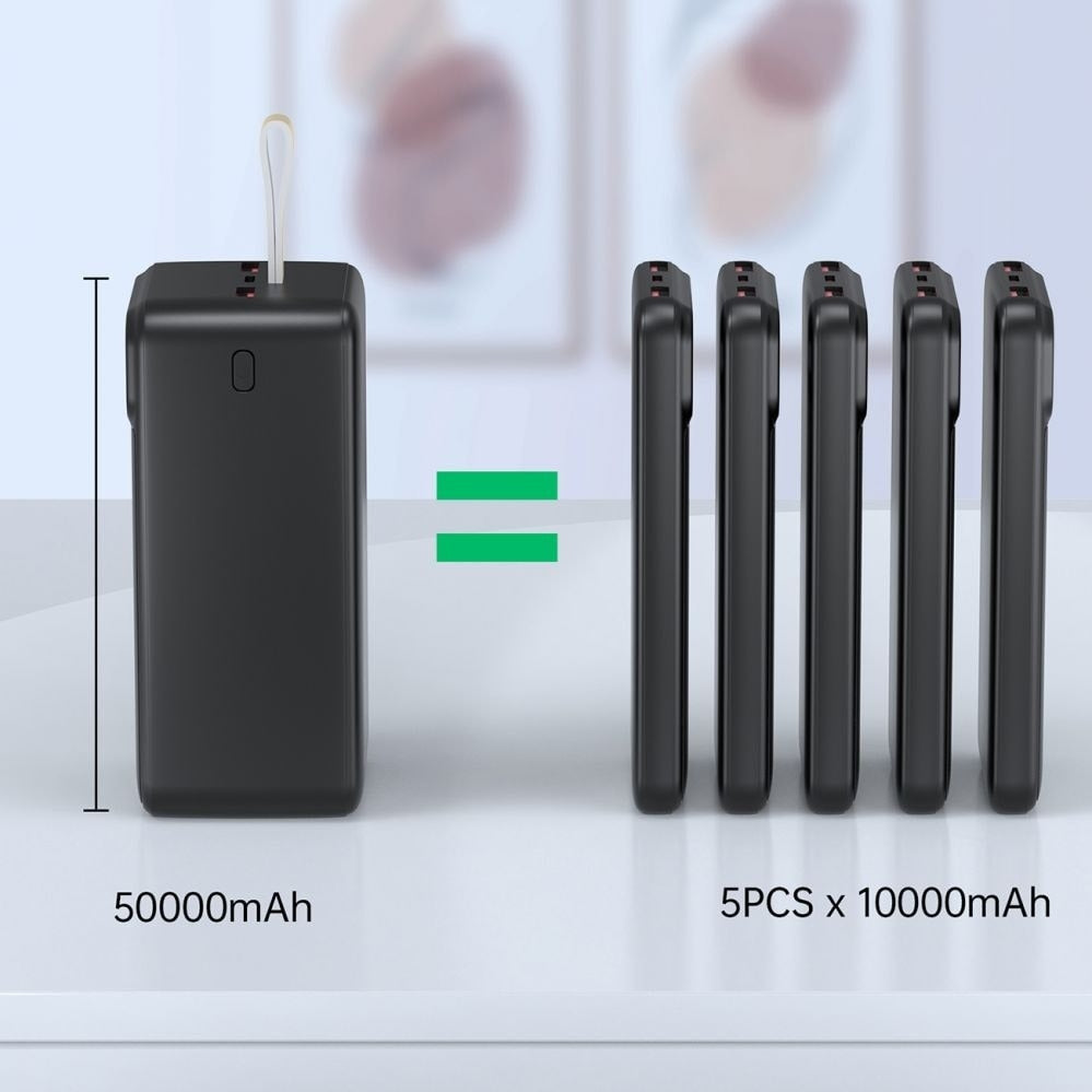 CHOETECH B732 50000mAh Power Bank PD22.5W with Digital Display V28-ELECHOB732