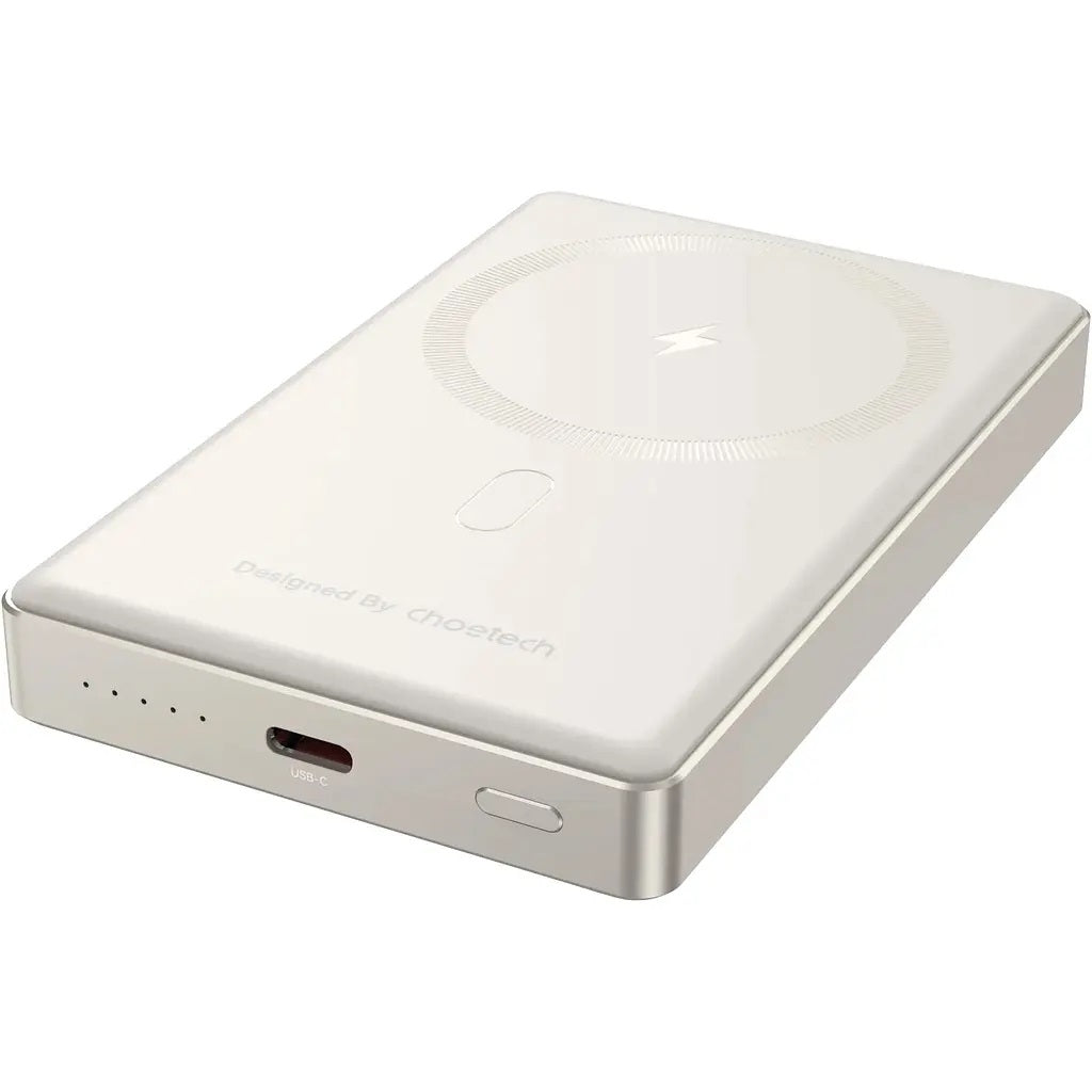 CHOETECH B739-WH 20W Slim USB-C 10000mAh Magnetic Power Bank - White V28-ELECHOB739WH