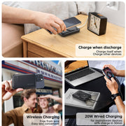 CHOETECH B743-BK 10000mAh PD20W Magnetic Power Bank with Holder Black V28-ELECHOB743BK
