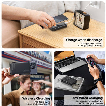 CHOETECH B743-BK 10000mAh PD20W Magnetic Power Bank with Holder Black V28-ELECHOB743BK