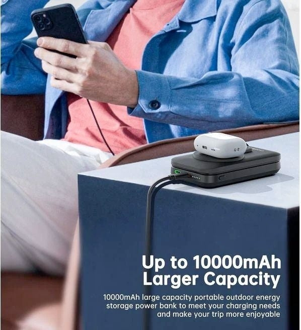 CHOETECH B750 Qi2 Certified 3-in-1 magnetic charger Stand with 10000mAh battery V28-ELECHOB750
