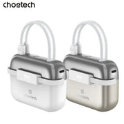 CHOETECH B812-GO Mini Bag Digital CCC Certified 10000mAh 30W Fast Charging Power Bank Gold with USB-C + 8-pin V28-ELECHOB812GO