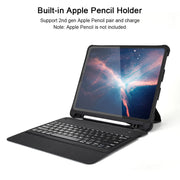 CHOETECH BH-015 Bluetooth Keyboard with Touchpad and Backlight for iPad Pro 12.9 " (Black) V28-ELECHOBH015BK