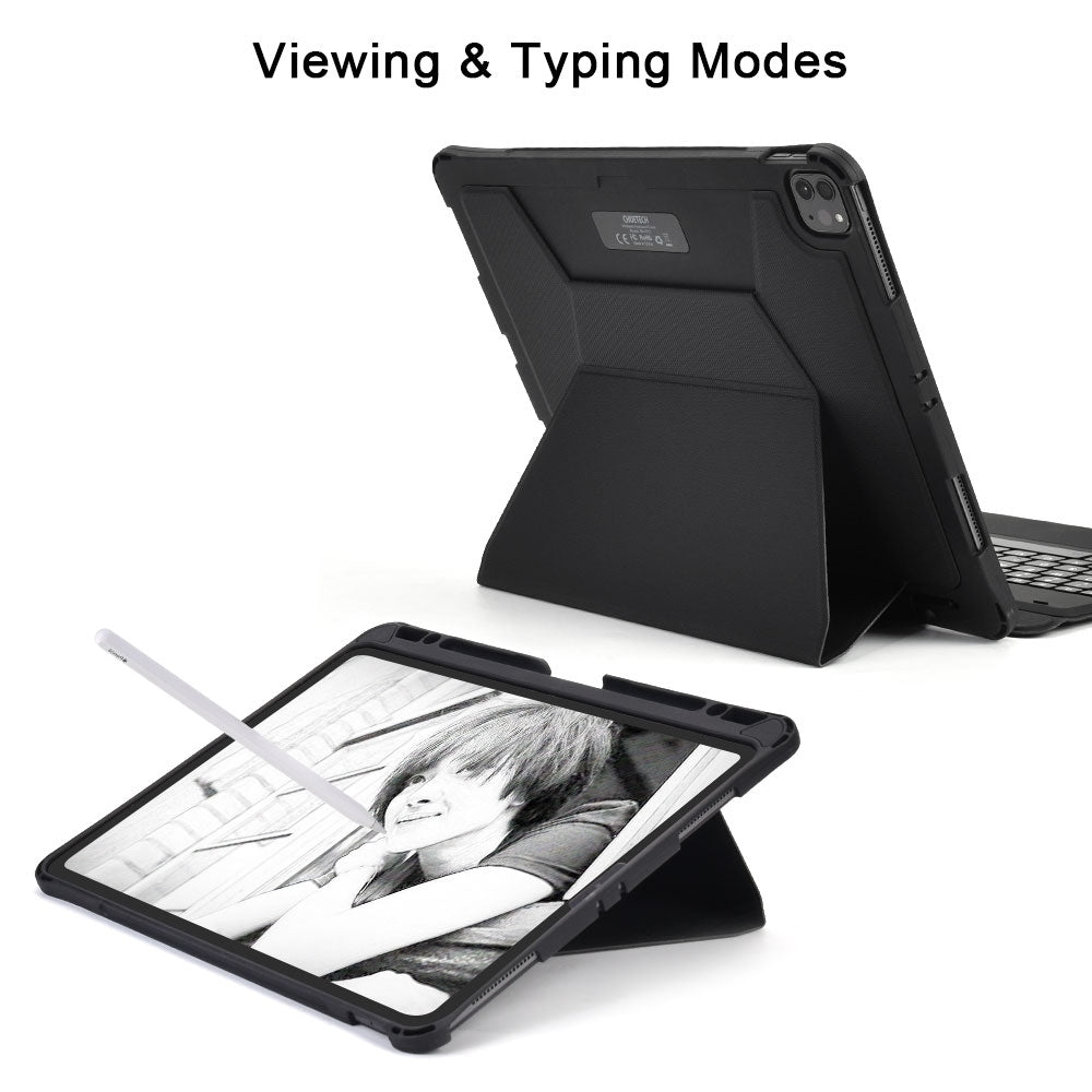 CHOETECH BH-015 Bluetooth Keyboard with Touchpad and Backlight for iPad Pro 12.9 " (Black) V28-ELECHOBH015BK