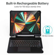 CHOETECH BH-017 Bluetooth Keyboard with Touchpad and Backlight for iPad Pro 10.9 " (Black) V28-ELECHOBH017BK