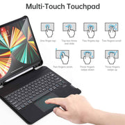 CHOETECH BH-017 Bluetooth Keyboard with Touchpad and Backlight for iPad Pro 10.9 " (Black) V28-ELECHOBH017BK