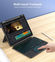 CHOETECH BH-018 Wireless Keyboard with Touchpad and Backlight for iPad Pro 11 " (Black) V28-ELECHOBH018BK