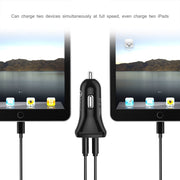 CHOETECH C0051 Quick Charge 3.0 Tech 30W Car Charger V28-ELECHOC0051