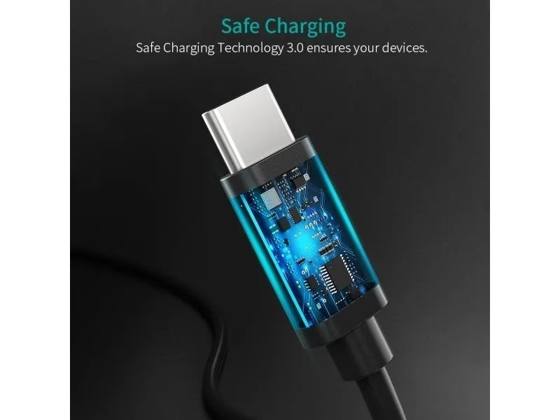 CHOETECH CC0001 USB-C to USB-C Cable USB3.1 Gen2 5V/3A 10 Gbps 0.5M V28-ELECHOCC0001