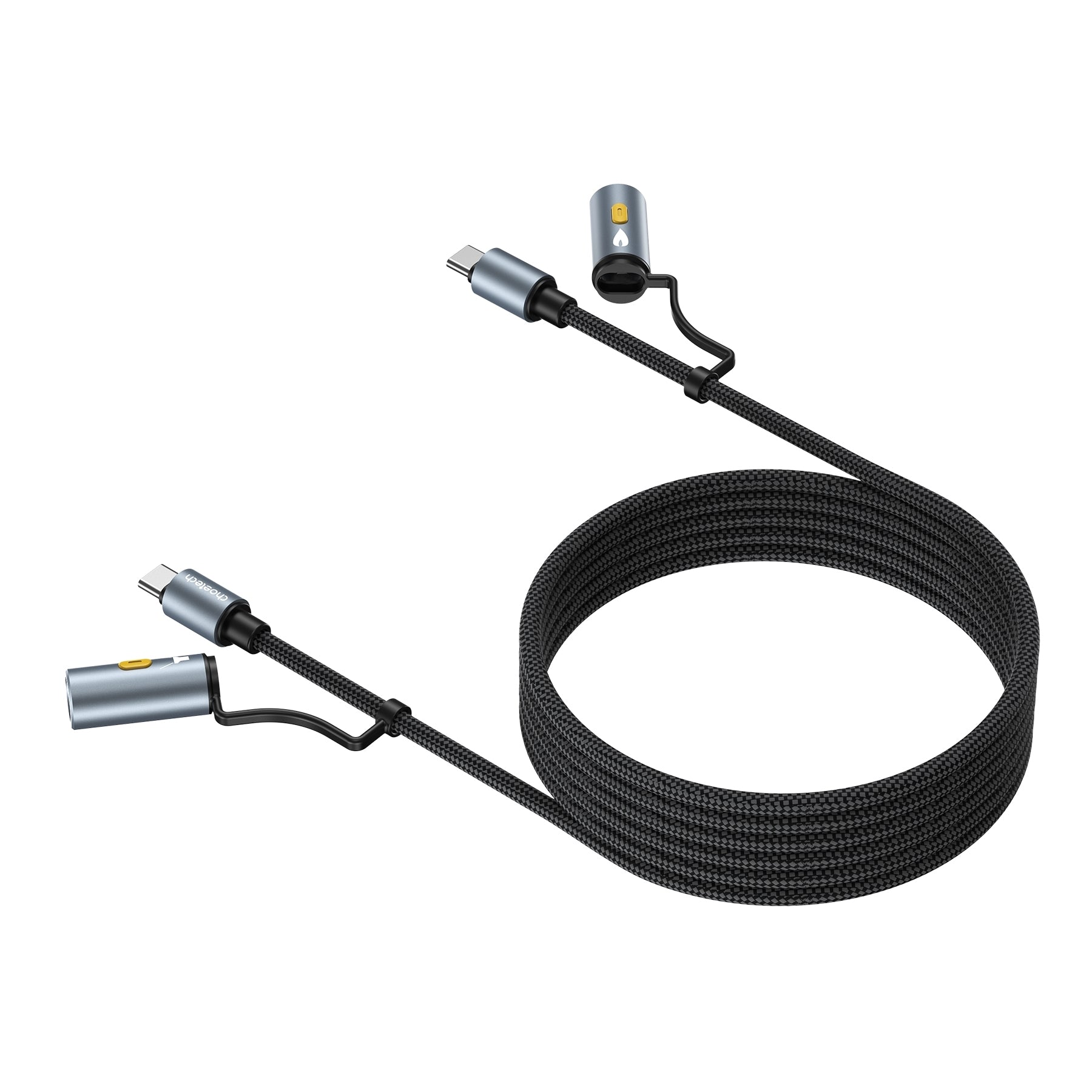 CHOETECH CC1001 Smart PD60W 4-in-1 USB C to C cable 1.2M V28-ELECHOCC1001