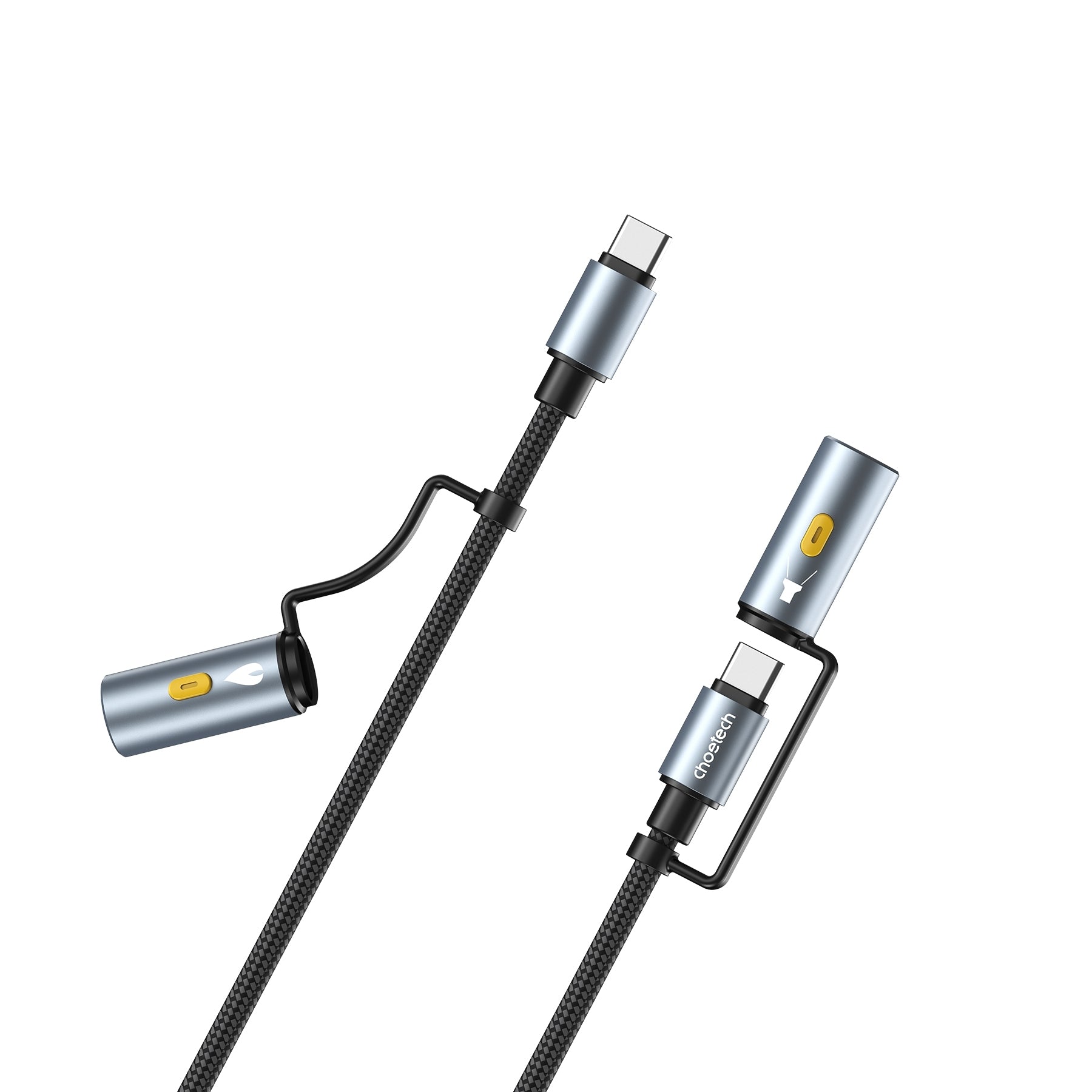 CHOETECH CC1001 Smart PD60W 4-in-1 USB C to C cable 1.2M V28-ELECHOCC1001