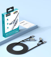 CHOETECH CC1001 Smart PD60W 4-in-1 USB C to C cable 1.2M V28-ELECHOCC1001