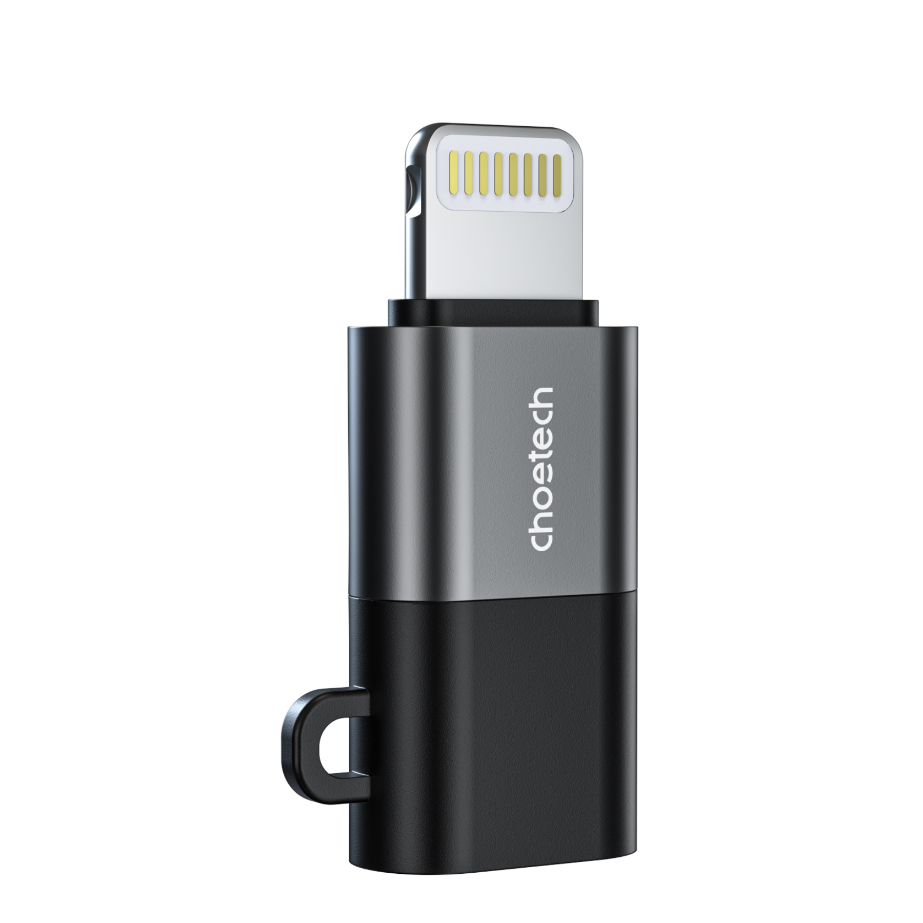 CHOETECH CR-001-GY Mfi iPhone to USB-C USB Adapter - Black V28-ELECHOCR001GY