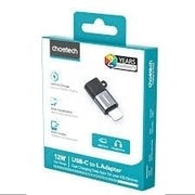 CHOETECH CR-001-GY Mfi iPhone to USB-C USB Adapter - Black V28-ELECHOCR001GY