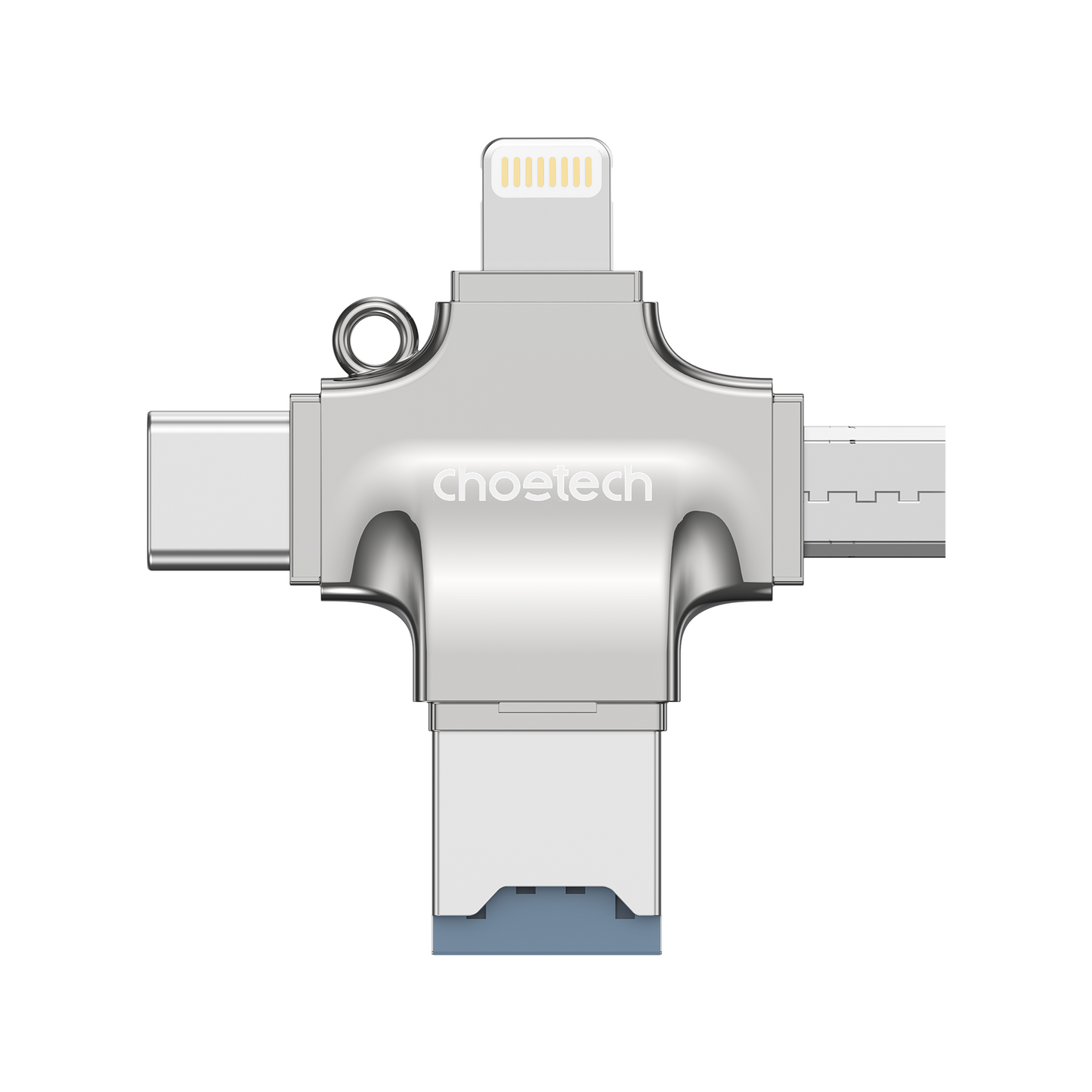 Choetech CR-002-SL EasyGO A+C+Micro+lighting four in one card reader V28-ELECHOCR002SL