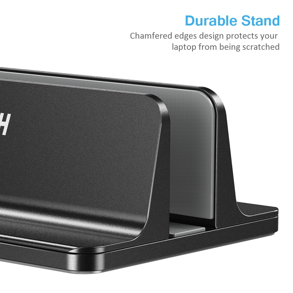 CHOETECH H038-BK Desktop Aluminum Stand With Adjustable Dock Size for Laptops and Tablets V28-ELECHOH038BK